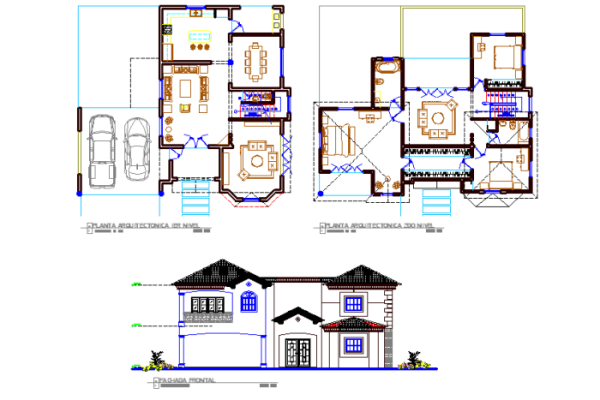 Desain rumah ukuran 10x15 4 kamar