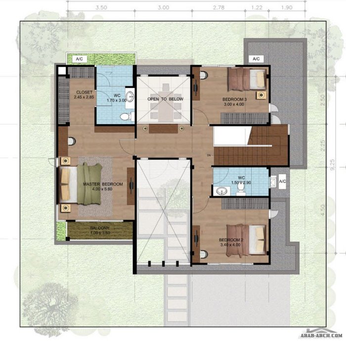 Desain rumah ukuran tanah 200 meter