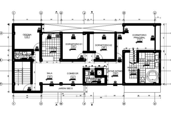 Desain rumah ukuran tanah 200 meter