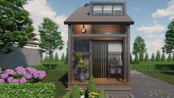 Desain rumah ukuran 6x6