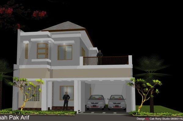 Desain rumah minimalis lebar 5 meter