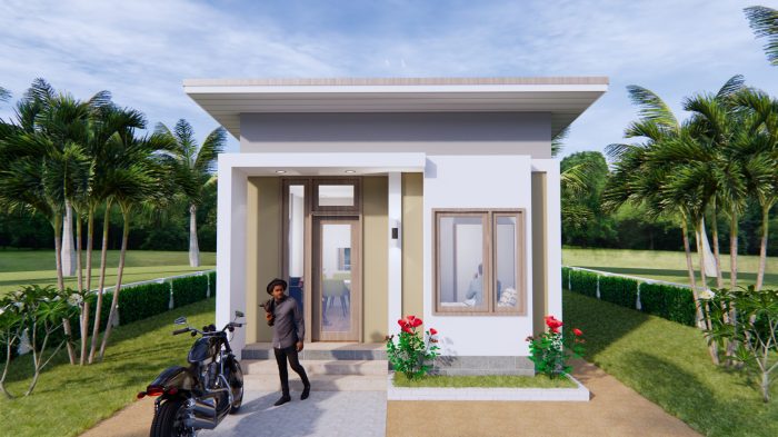 Desain rumah minimalis ukuran 5x7