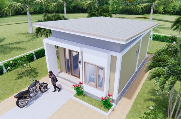 Desain rumah minimalis ukuran 5x7