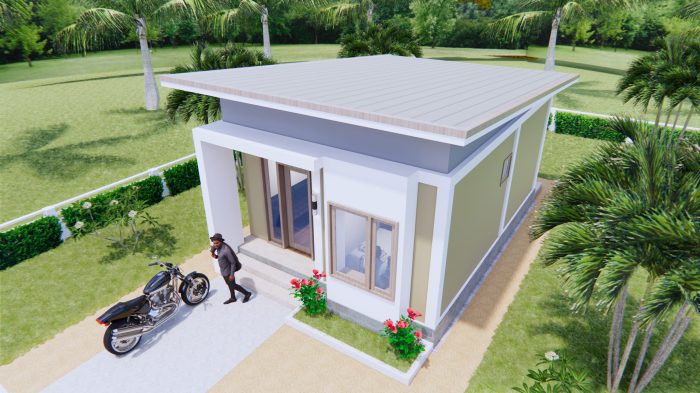 Desain rumah minimalis ukuran 5x7