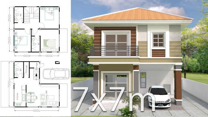 Desain rumah ukuran 9x17