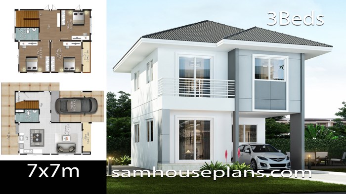 Desain rumah ukuran 9x17