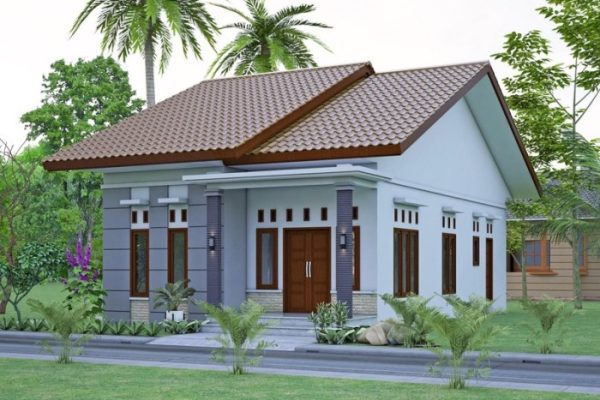 Desain rumah ukuran 7x12 2 lantai