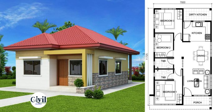 Desain rumah sederhana elegan