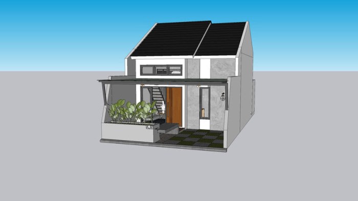 Desain rumah minimalis type 36 sederhana