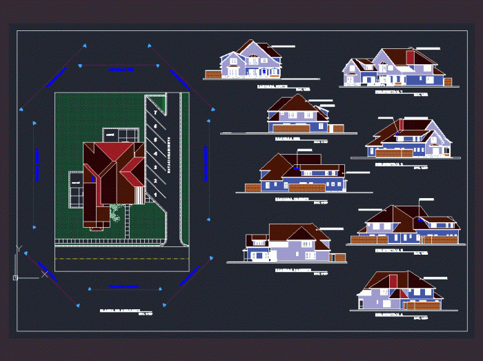 Download file autocad desain rumah