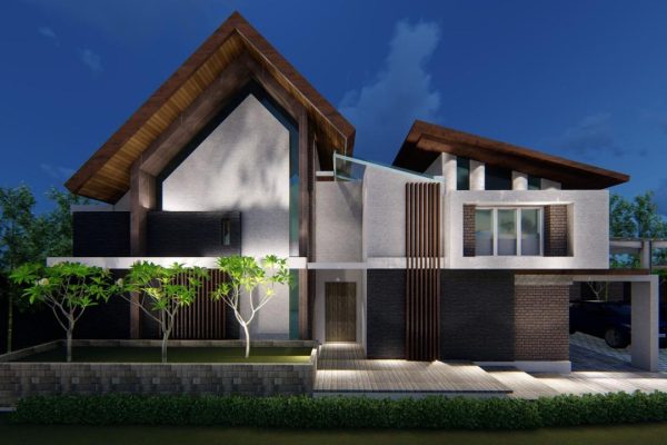 Desain rumah tropical minimalis