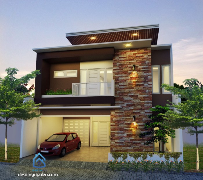 Desain rumah ukuran 15x8