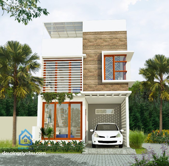 Desain rumah ukuran 5x5