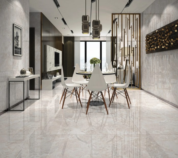 Floor flooring tiles room living elegant floors epoxy tile design glossy penthouse ideas white designs kitchen pisos marble para piso